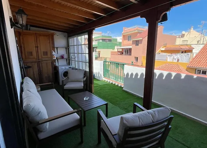 Retro Vintage Toscal Bus Stop 5p Lägenhet Los Realejos