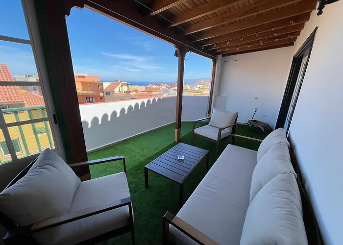 Lägenhet Retro Vintage Toscal Bus Stop 5p Los Realejos